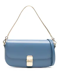 A.P.C. Grace Chain Clutch Blau