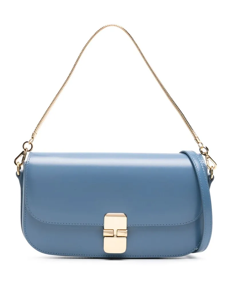 A.P.C. Grace Chain Clutch - Blau Blau