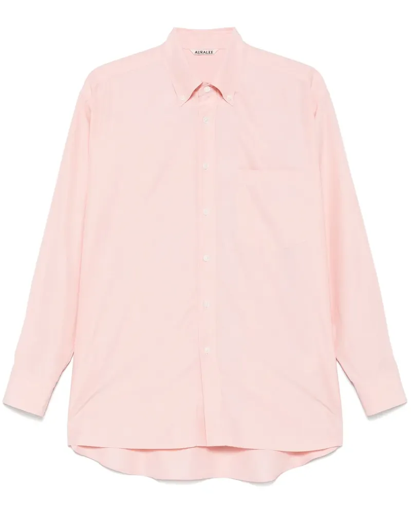 AURALEE Hemd aus Seide - Rosa Rosa