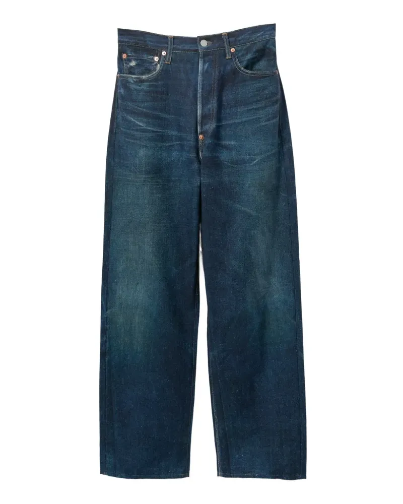 Junya Watanabe x Levi's Fake Print jeans - Blau Blau