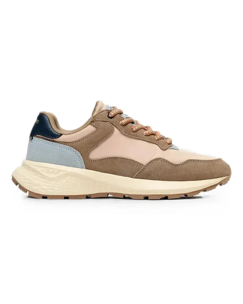 HOFF City MKII panelled lace-up sneakers - Nude Nude