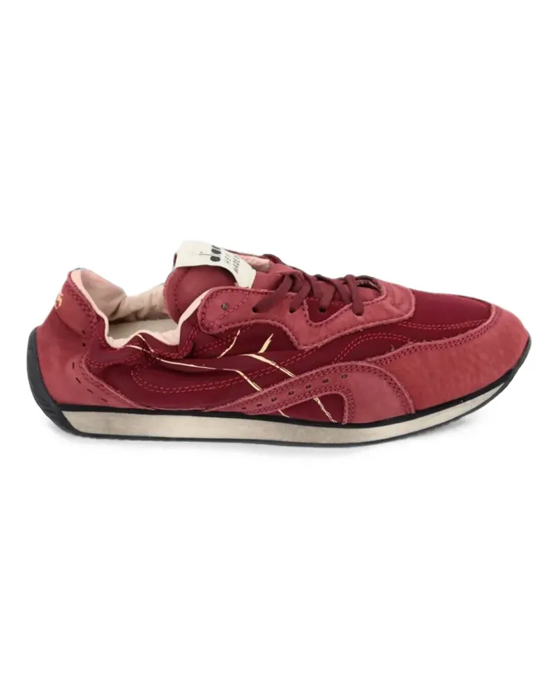 Diadora leather-trim panelled sneakers - Violett Violett
