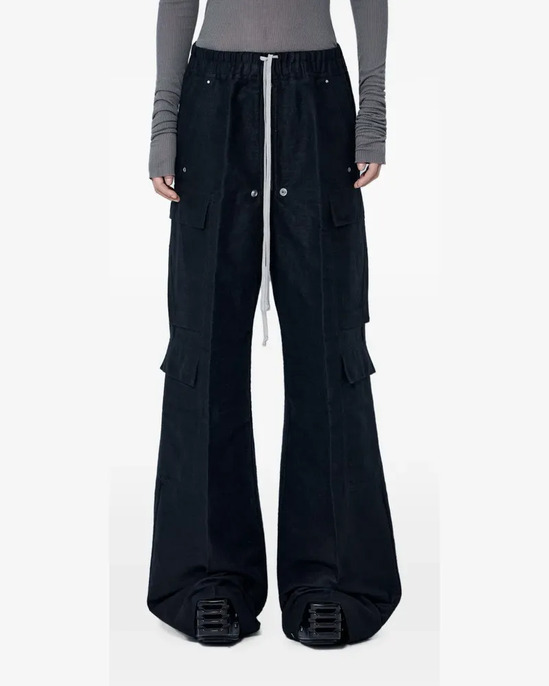 Rick Owens wide-leg cargo pants - Schwarz Schwarz