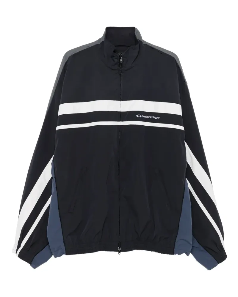 Balenciaga 50 Jacke mit Einsätzen - Schwarz Schwarz