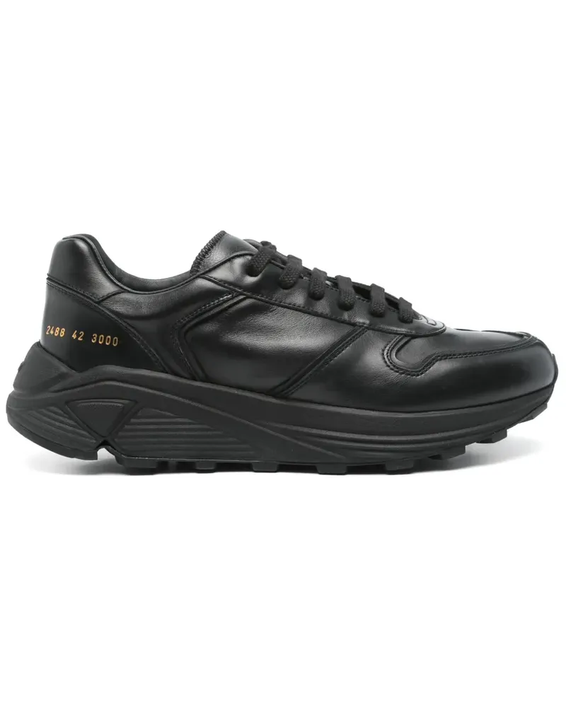 Common Projects Sneakers aus Leder - Schwarz Schwarz