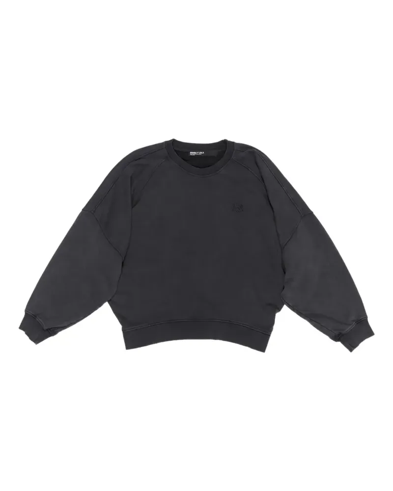 BIMBA Y LOLA Sweatshirt mit Logo-Stickerei - Schwarz Schwarz