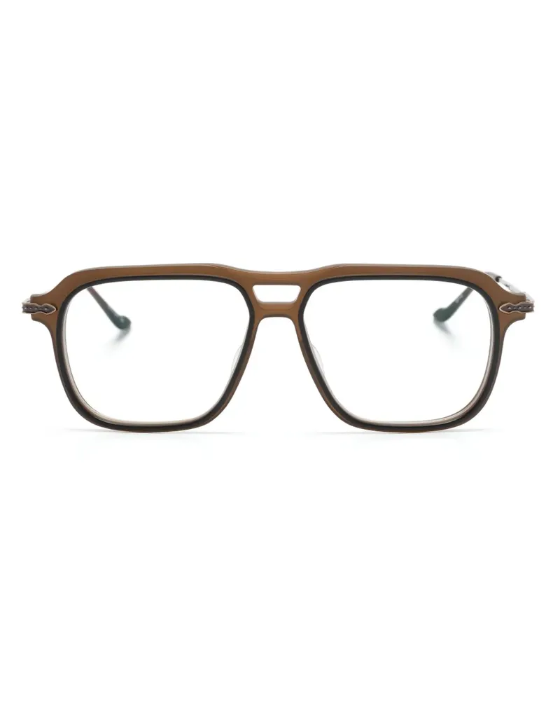 MATSUDA Klassische Pilotenbrille - Braun Braun