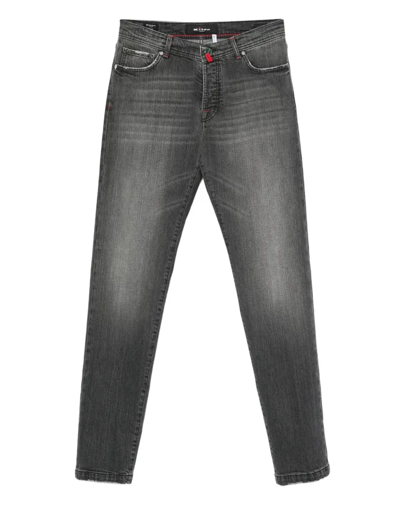 Kiton Tapered-Jeans aus Baumwolle - Grau Grau