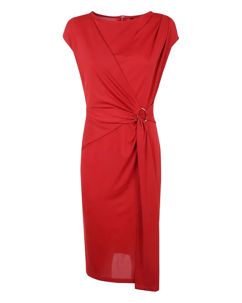 Ralph Lauren Midikleid mit Ring-Detail - Rot Rot