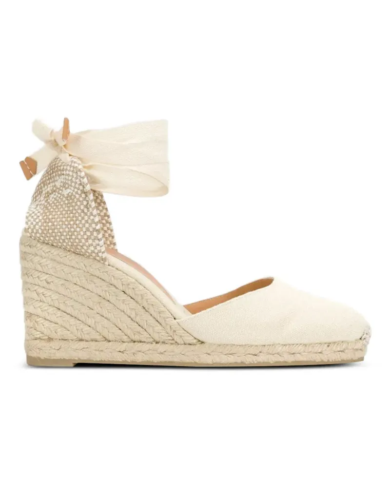 Castañer Carina tie-ankle espadrilles - Weiß Weiß