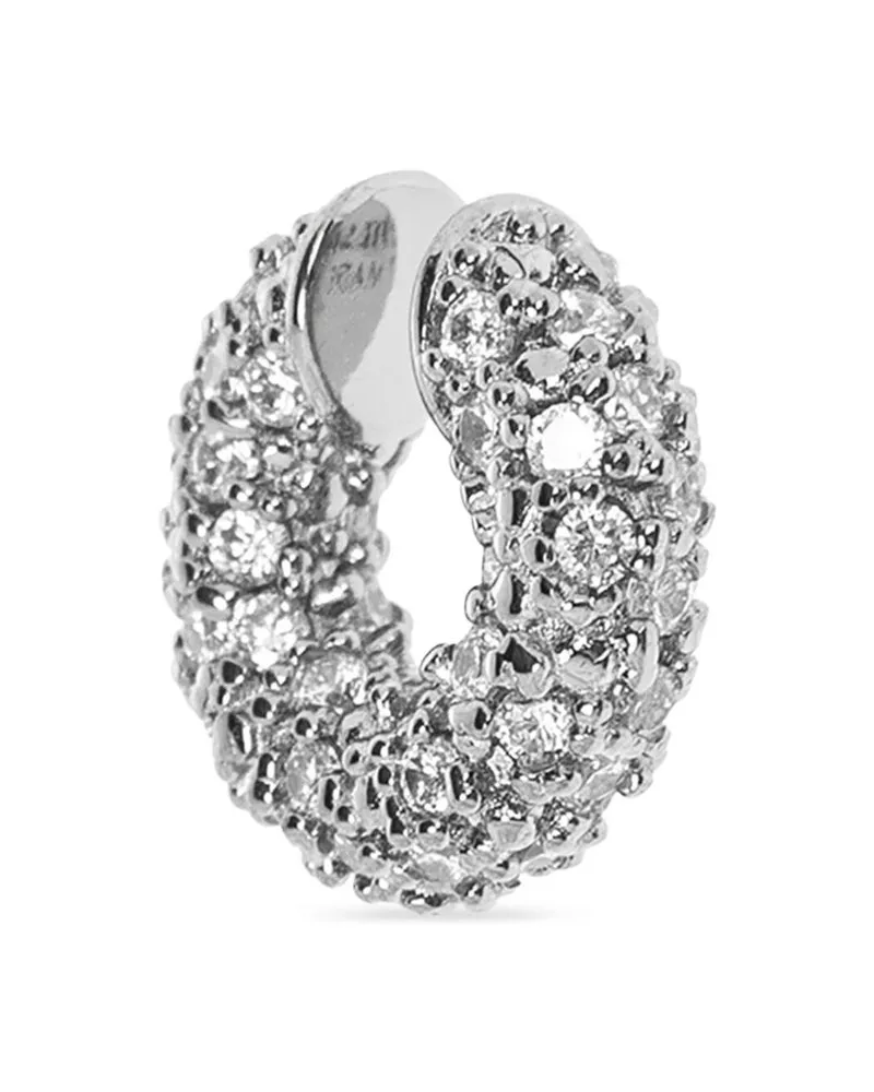 Jil Sander Ear Cuff mit Cubic Zirkonia - Silber Silber