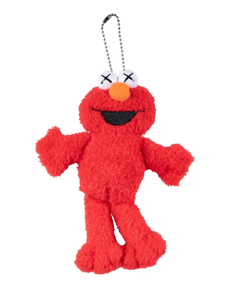 KAWS Sesame Street Parade Schlüsselanhänger - Rot Rot