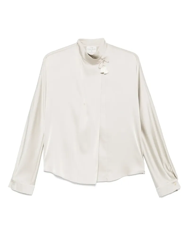 forte_forte Bluse aus Seide - Grau Grau