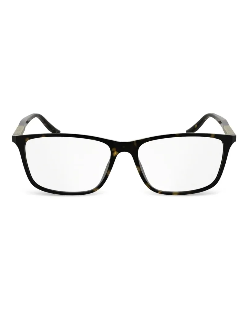 Calvin Klein Brille mit eckigem Gestell - Braun Braun