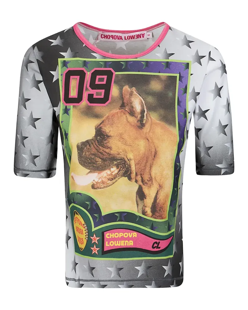 CHOPOVA LOWENA Deptford Dogs T-Shirt - Grau Grau