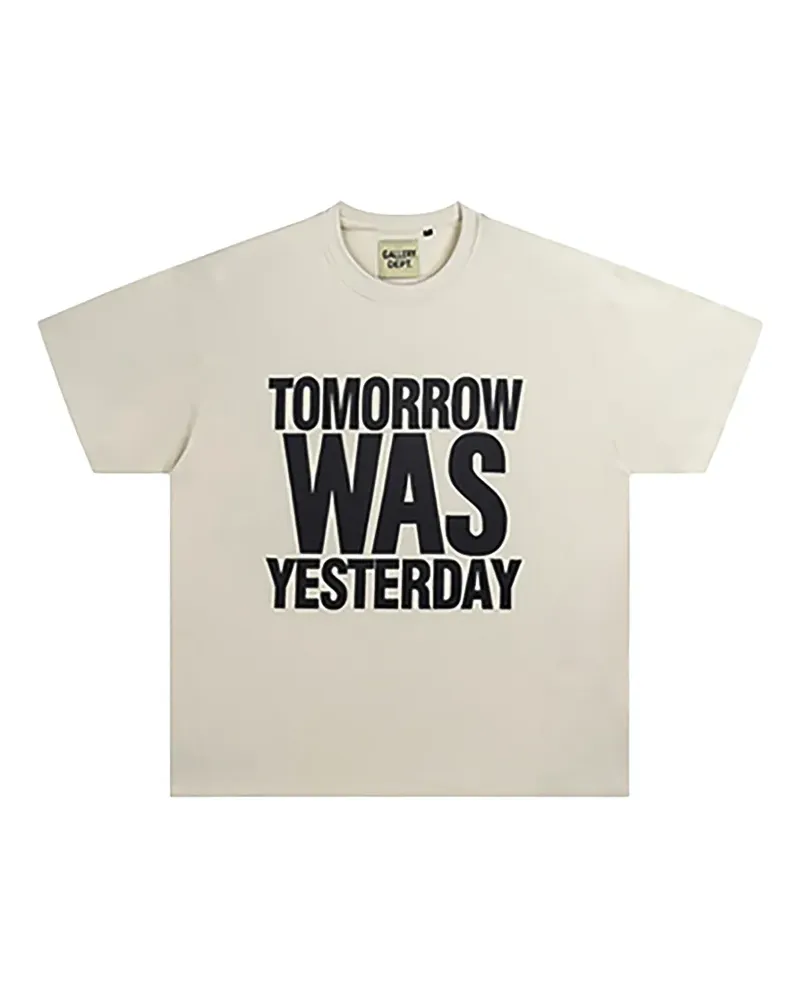GALLERY DEPT. Yesterday Was Tomorrow logo-print T-shirt - Weiß Weiß