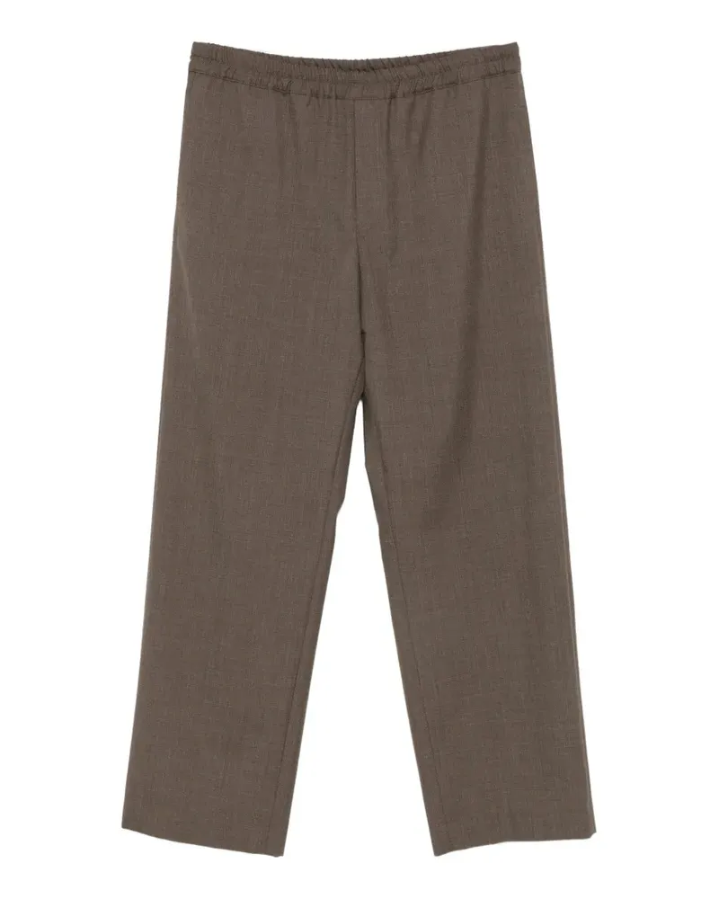 The Row Ari elasticated-waistband trousers - Braun Braun