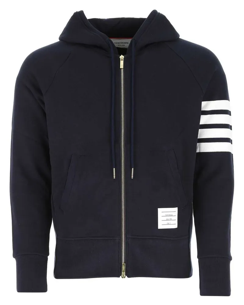 Thom Browne Bomberjacke mit Streifen-Detail - Blau Blau