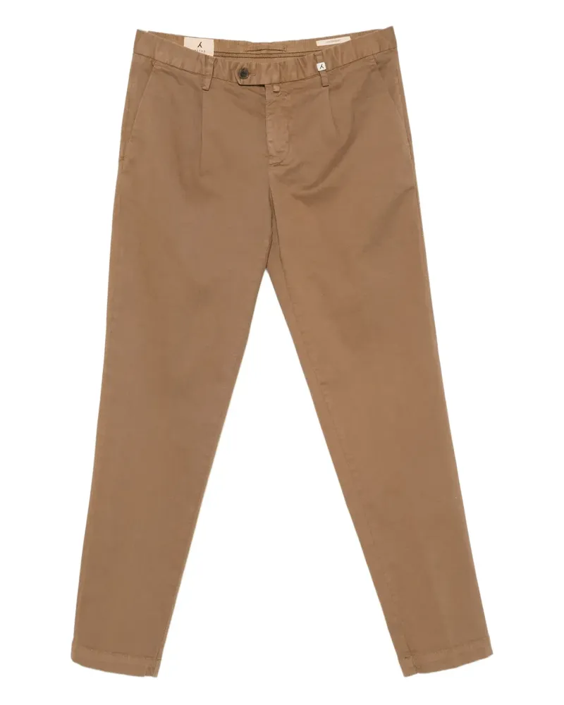 MYTHS Hose mit Falten - Braun Braun