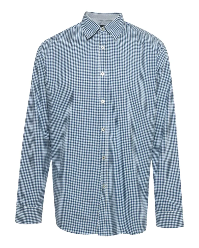 HUGO BOSS Kariertes Hemd - Blau Blau