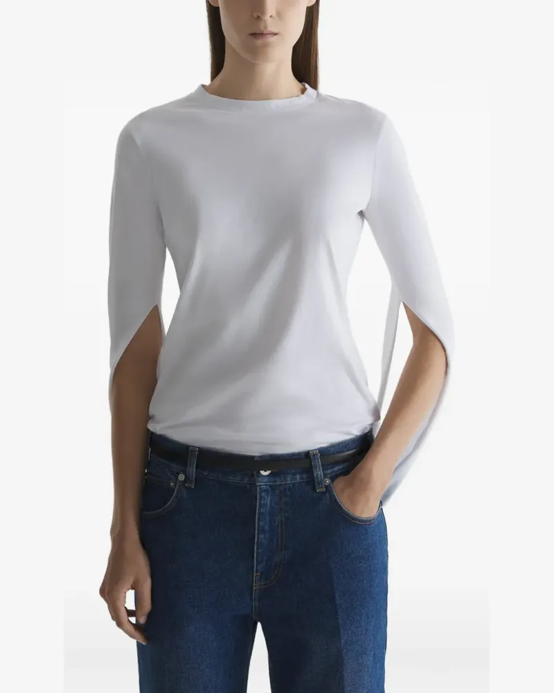 Thierry Mugler Cascade Loop T-shirt - Weiß Weiß