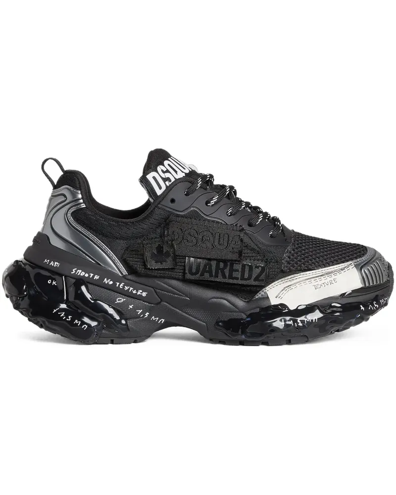 Dsquared2 Faster Sneakers - Schwarz Schwarz