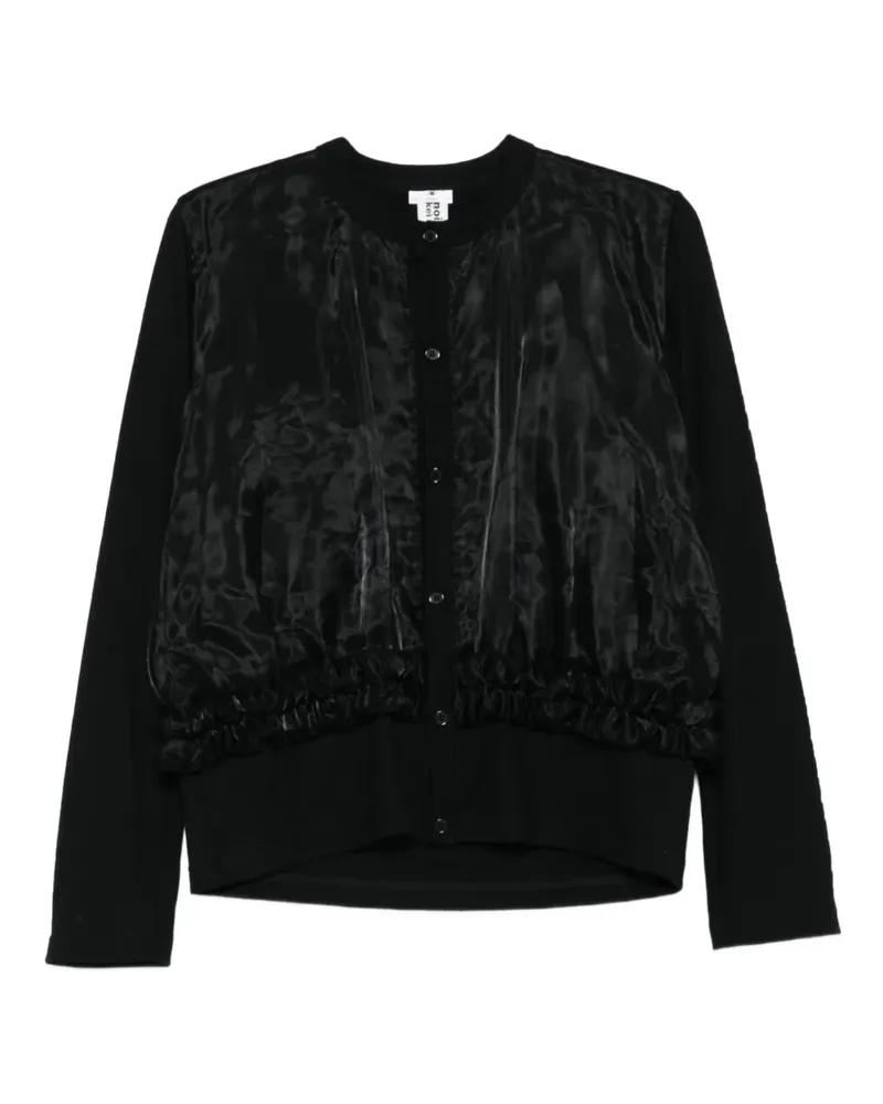 Noir Kei Ninomiya wool cardigan - Schwarz Schwarz