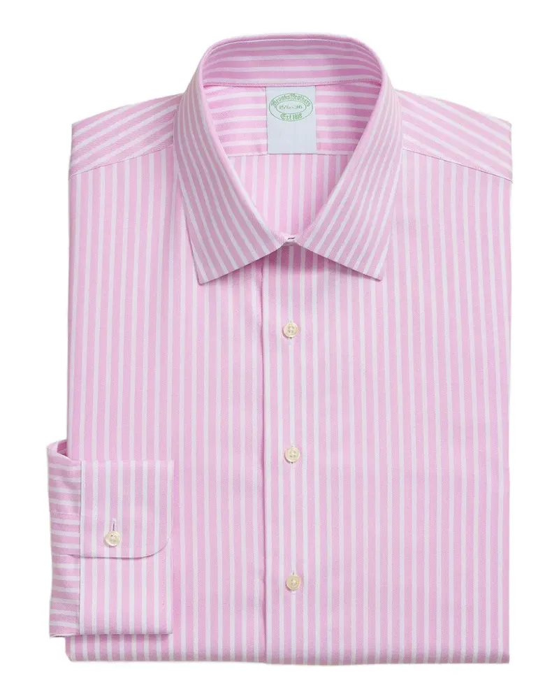 Brooks Brothers Gestreiftes Hemd - Rosa Rosa