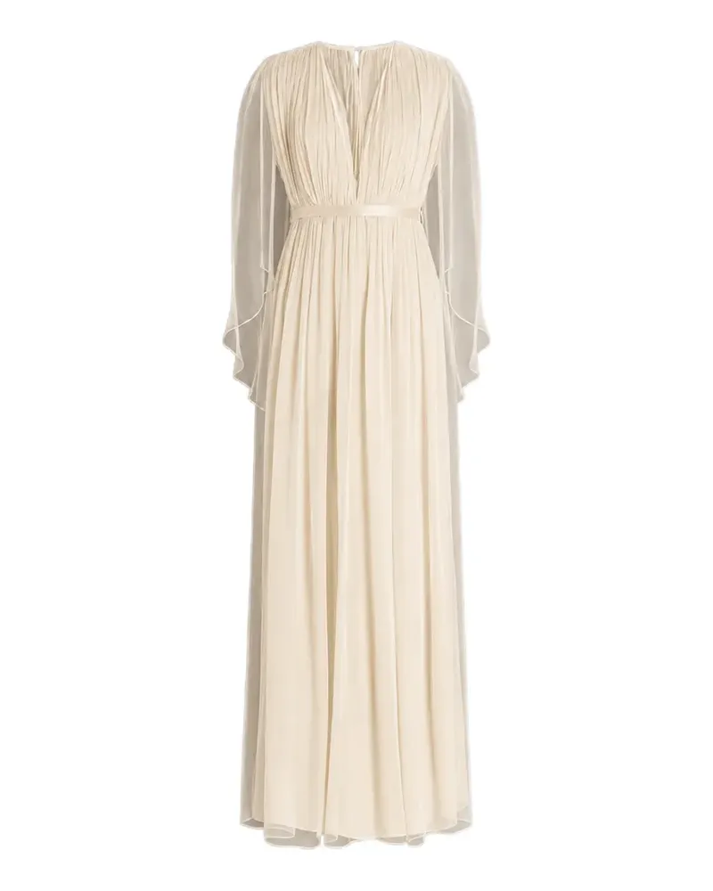 Alberta Ferretti Maxikleid aus Seide - Weiß Weiß