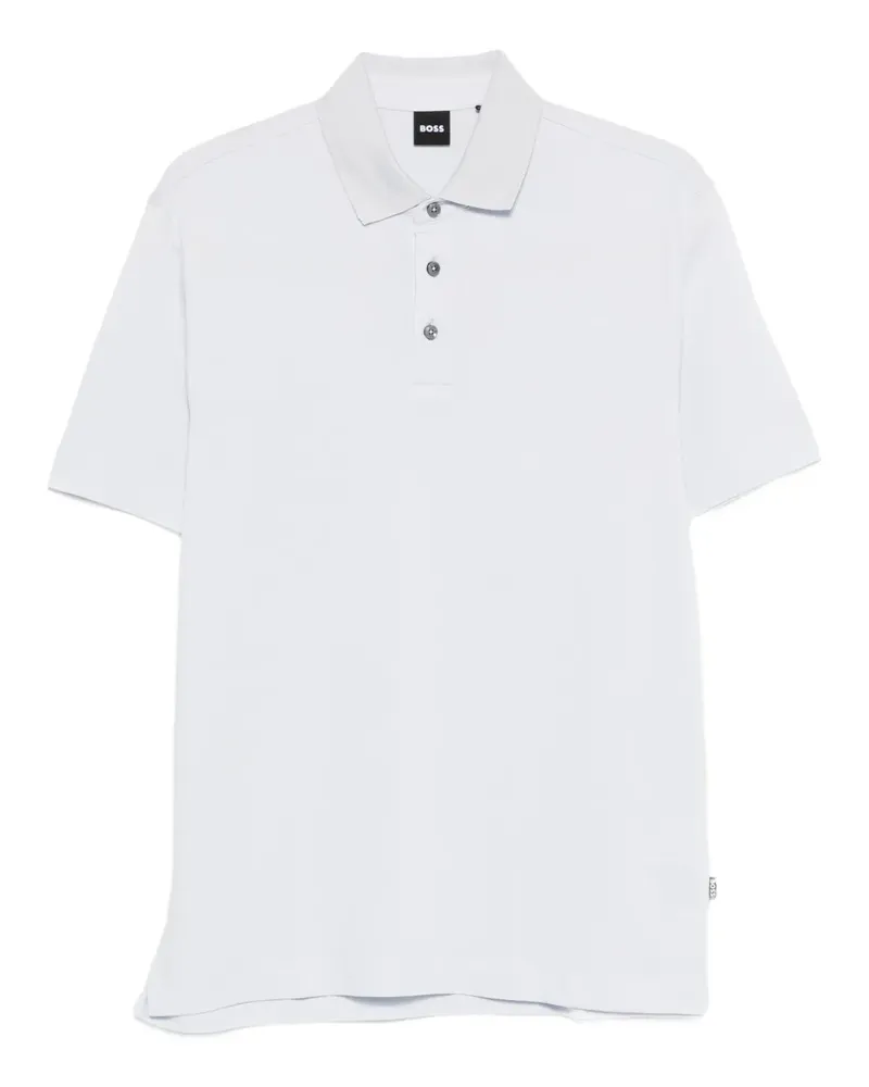 HUGO BOSS Poloshirt mit kurzen Ärmeln - Blau Blau