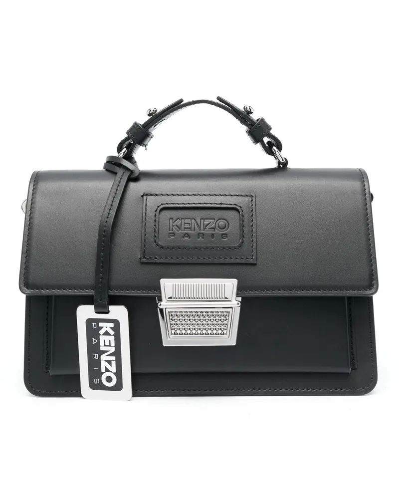 Kenzo Handtasche mit Logo-Prägung Schwarz