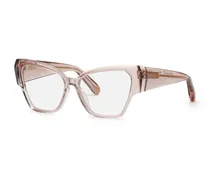cat-eye transparent-finish glasses - Rosa
