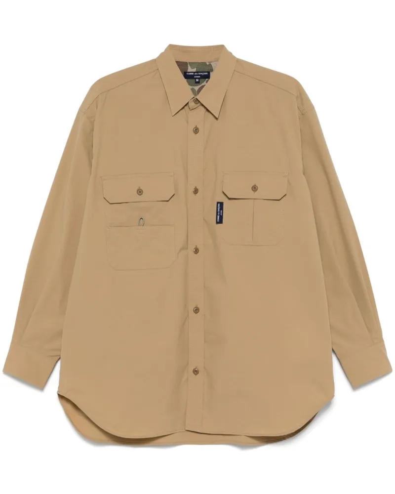 Comme des Garçons Langärmeliges Hemd - Braun Braun