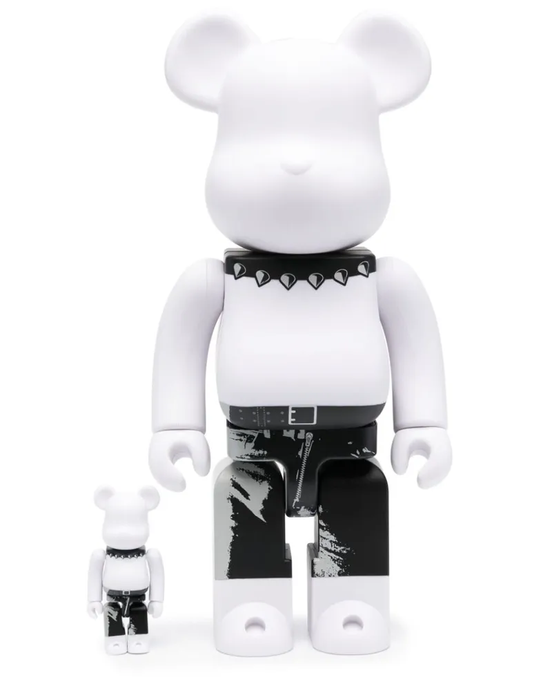 Medicom Toy The Rolling Stones Sticky Fingers BE@RBRICK Figuren-Set Weiß