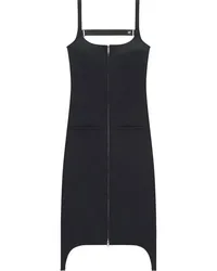 Courrèges Langes Kleid Schwarz