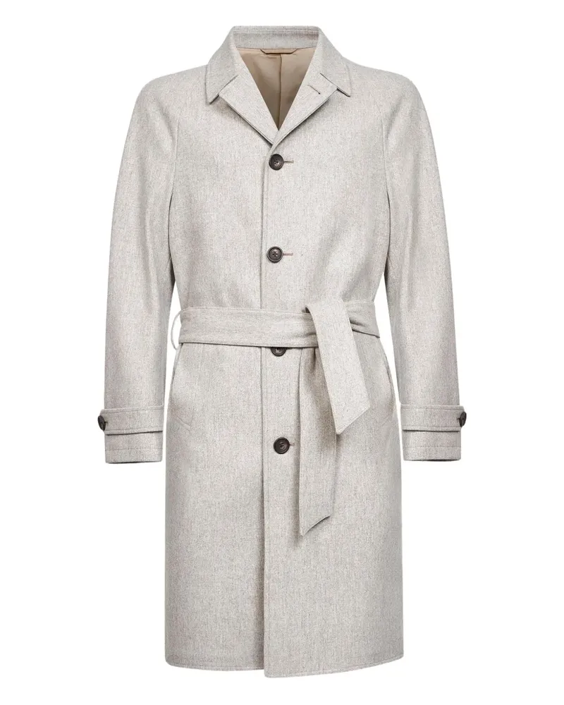 D4.0 Mantel mit Gürtel - Nude Nude