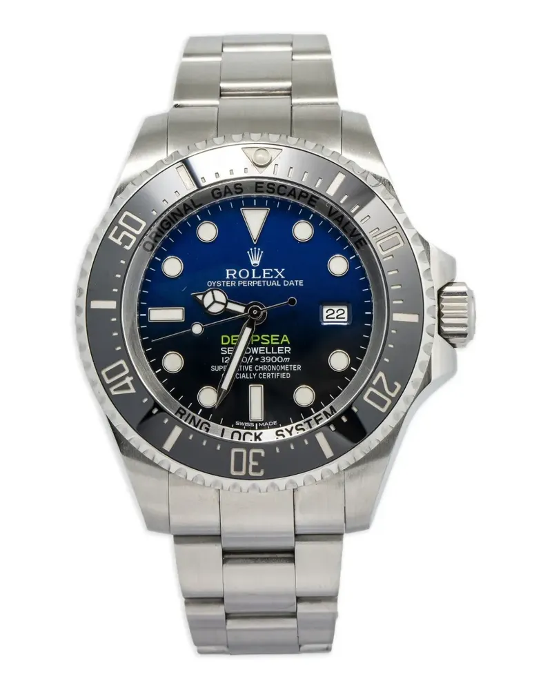Rolex Sea-Dweller Deepsea Black Bezel Armbanduhr 44mm - Silber Silber