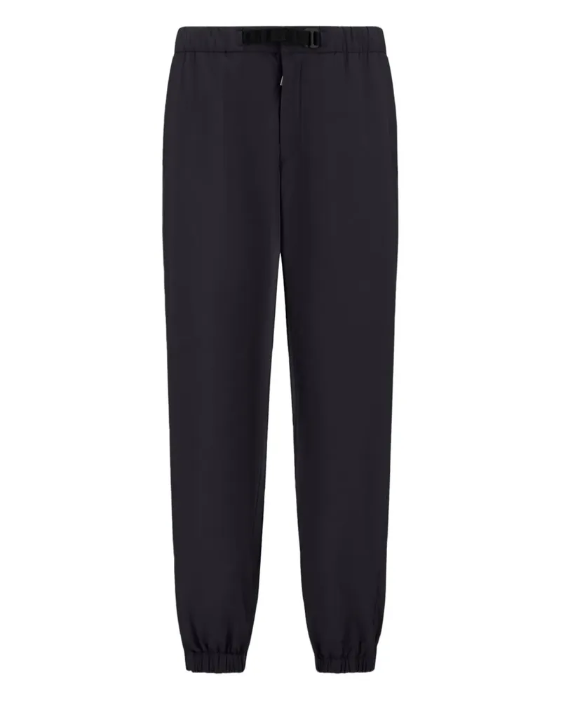 Herno Gerade Hose mit elastischen Bündchen - Schwarz Schwarz
