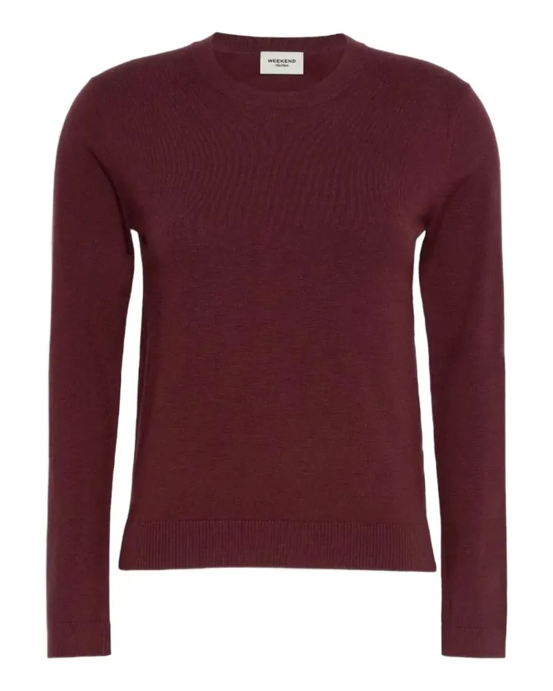 Max Mara Sicilia Pullover aus Seide und Wollgarn - Rot Rot