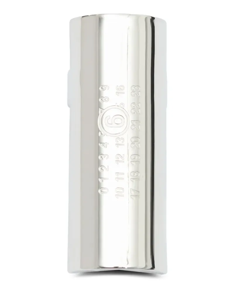 Maison Margiela Ring mit Gravur - Silber Silber