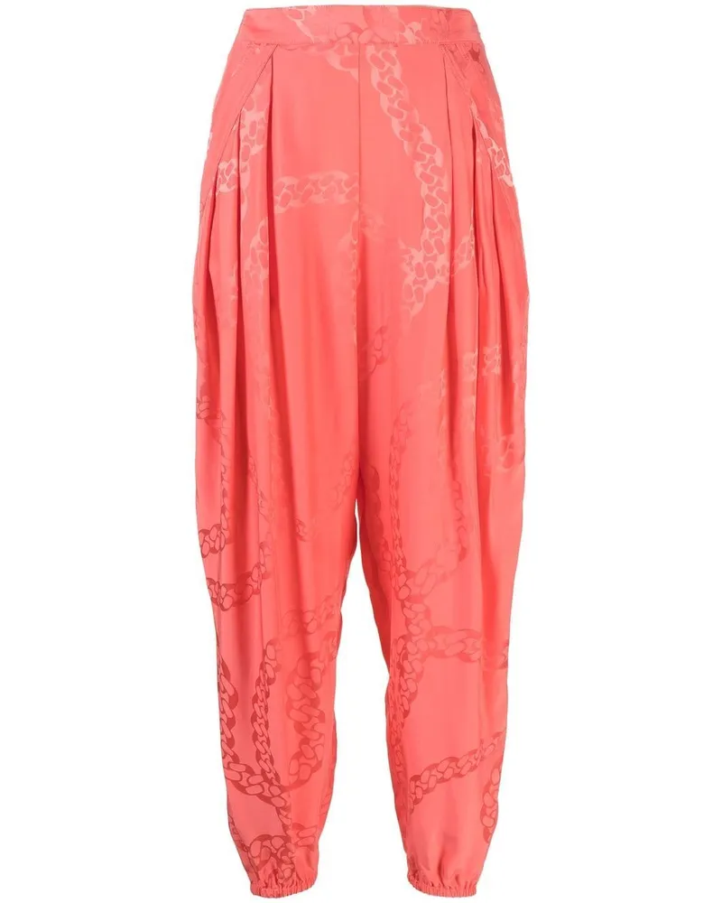 Stella McCartney Tapered-Hose mit Bundfalten - Rosa Rosa