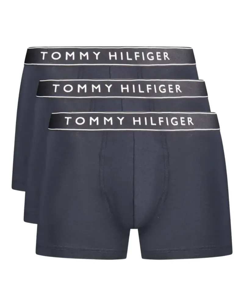 Tommy Hilfiger Boxershorts mit Logo-Bund (3er-Set) - Blau Blau