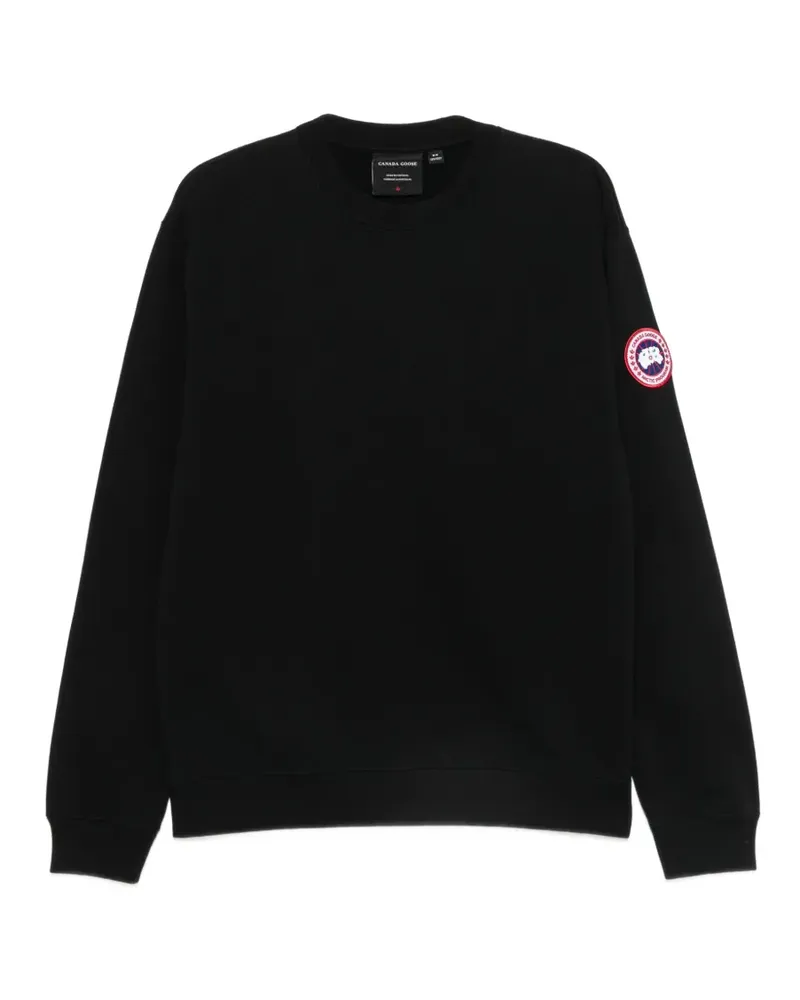 Canada Goose Loon Pullover mit Logo-Patch - Schwarz Schwarz