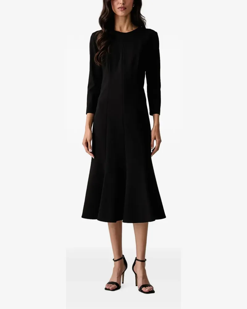Luisa Spagnoli Ghedi panelled flared midi dress - Schwarz Schwarz