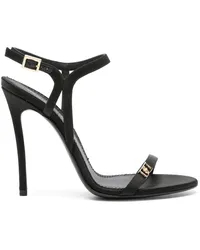 Dsquared2 Sandalen aus Satin 115mm Schwarz