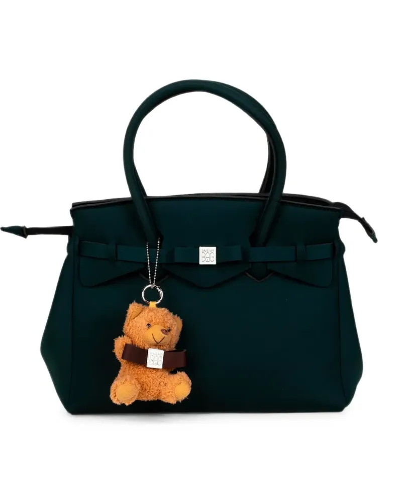 Save my Bag Miss teddy-charm tote bag - Grün Grün