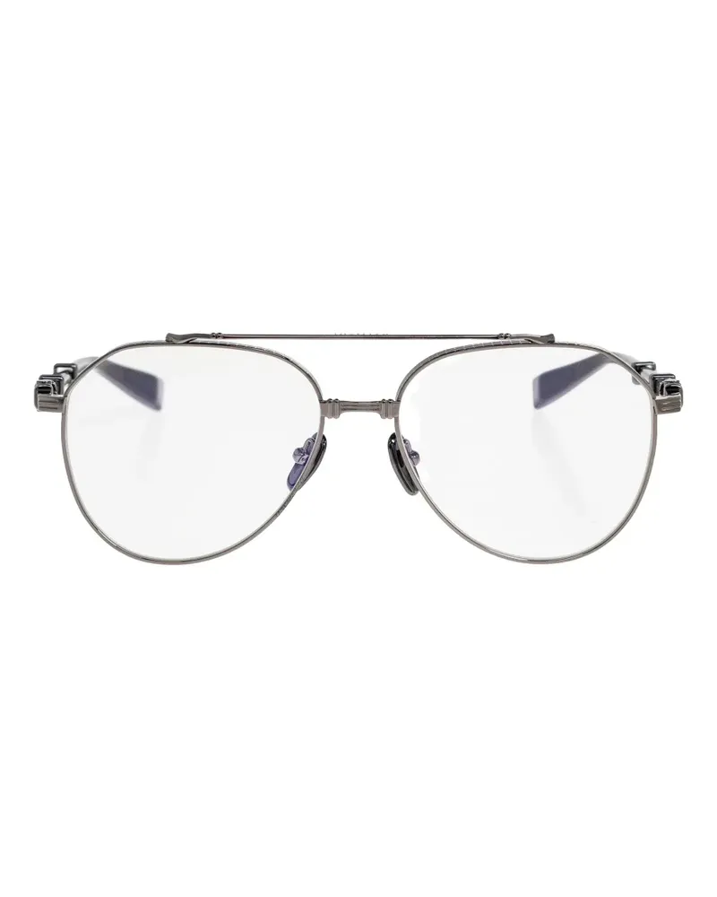 Balmain pilot-frame sunglasses - Grau Grau
