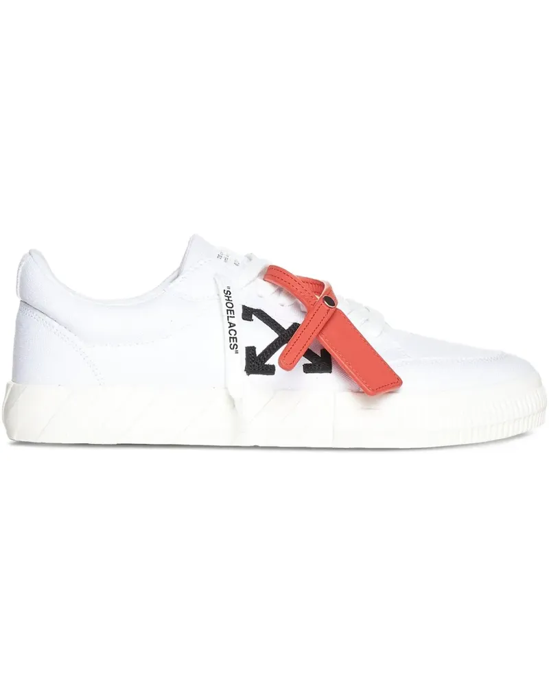 OFF-WHITE Low Vulcanized Sneakers - Weiß Weiß