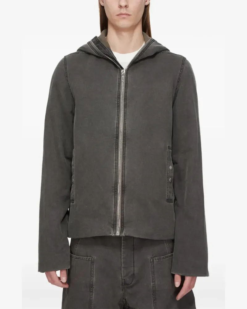 DRKSHDW by Rick Owens Kapuzenjacke mit Reißverschluss - Grau Grau