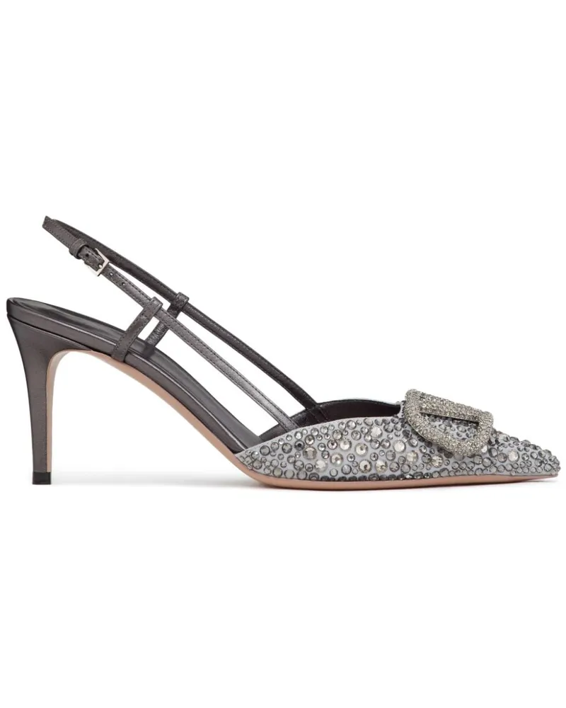 Valentino Garavani VLogo Pumps 80mm - Grau Grau